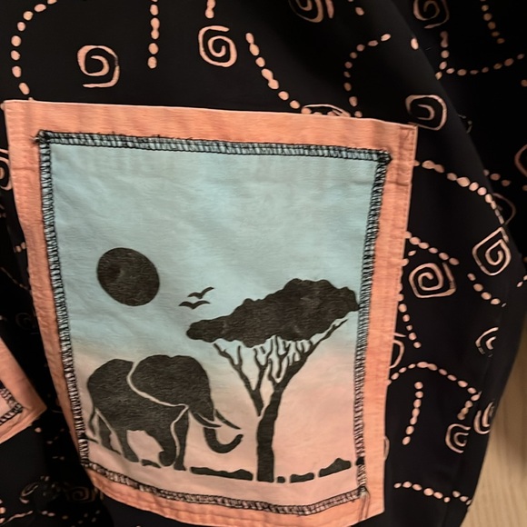 Asian creations jacket. For all the elephant lovers this is the jacket for you. - Picture 3 of 13